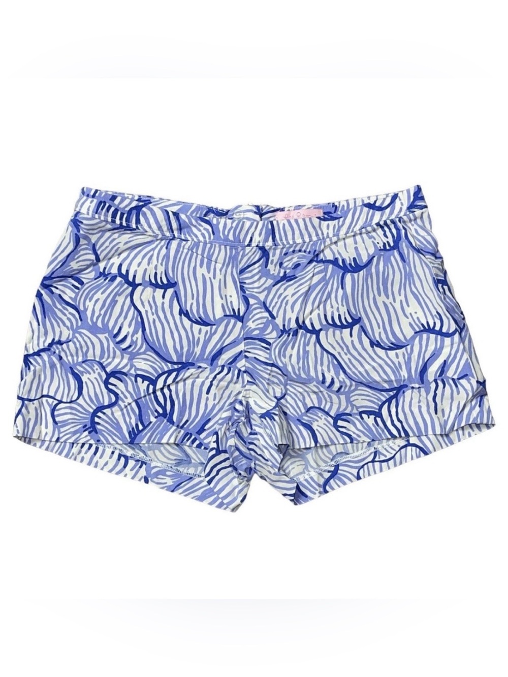 Lilly Pulitzer Women’s Size 6 Sonya Rayon Shorts Blue Purple White House Of Nemo